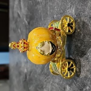 Cinderella's Pumpkin carriage trinket box